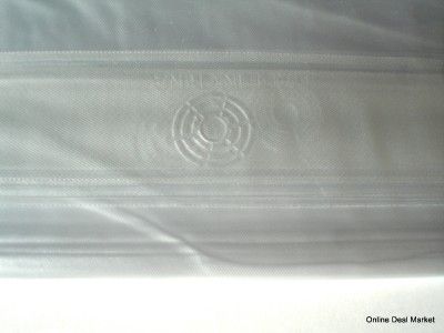 Frosted Clear SHOWER CURTAIN LINER Magnetized 70 x 72  