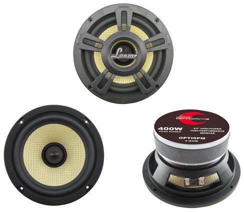   OPTI 6.5 400W OPTI PRO BASS DRIVER CAR AUDIO SPEAKER 6 1/2  