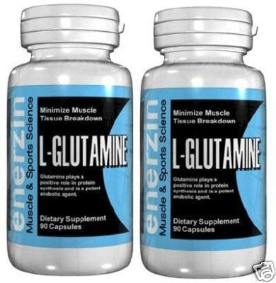 BOTTLES L GLUTAMINE BODYBUILDING AMINO ACID  