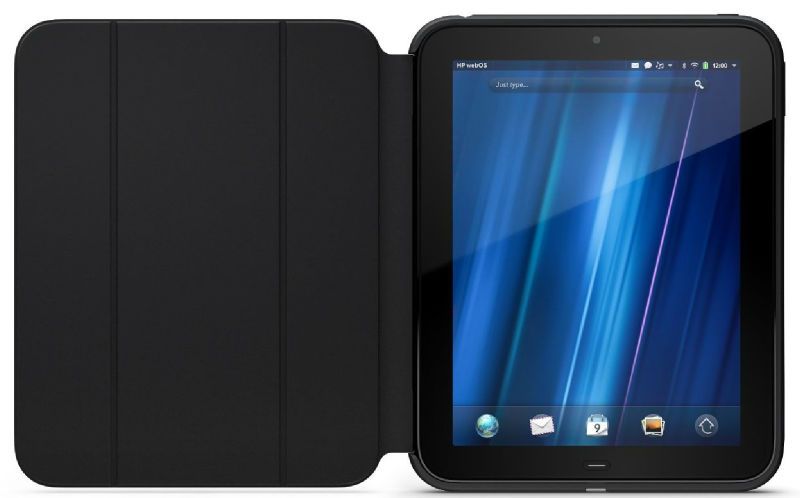 Authentic HP TouchPad Pad Tablet Black Custom Fit Case Cover Stand 