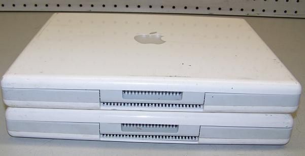 LOT OF 2) APPLE IBOOK G4 LAPTOP 800MHz   1.2GHz  