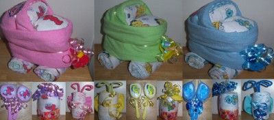 Sesame Street Baby Shower Favors, Elmo, big bird, Bassinet, Lollipop 