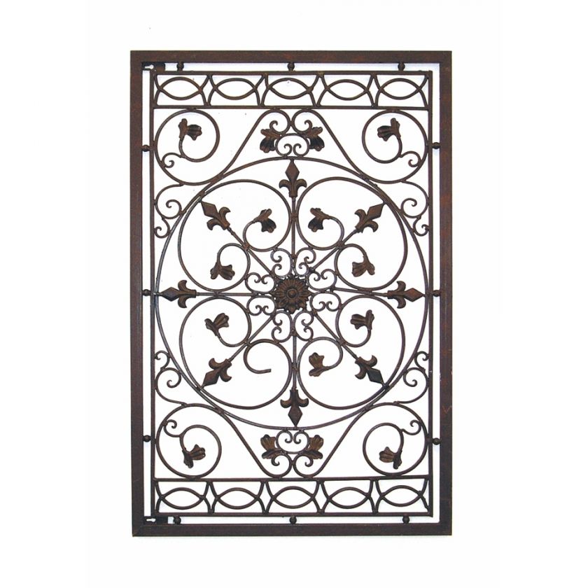 Tuscan Iron 38 Wall Grille Grill w Fleur De Lis NEW  
