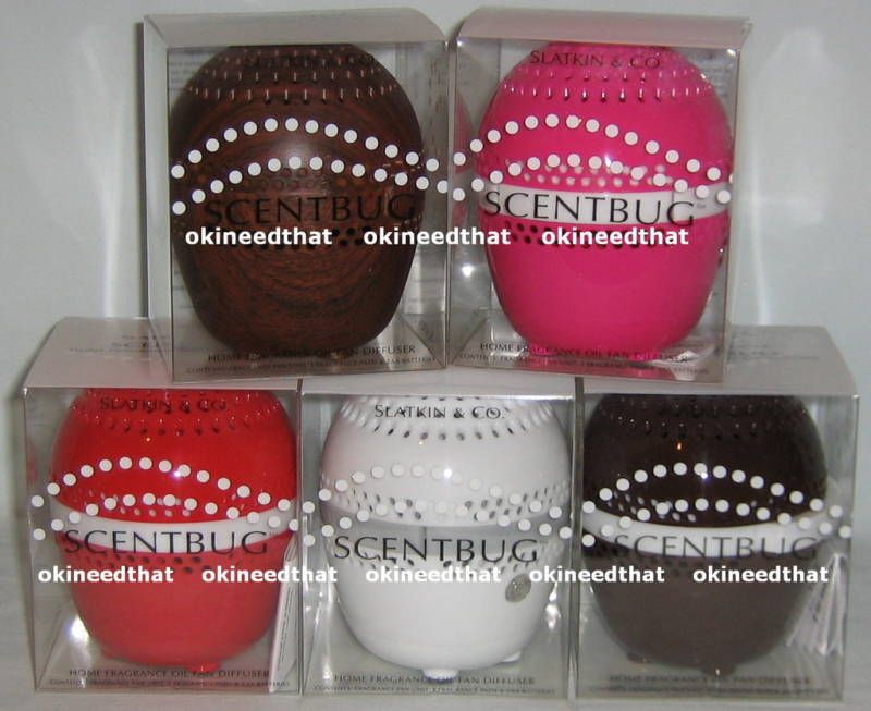 Bath & Body Works SCENTBUG Slatkin oil fan color choice  