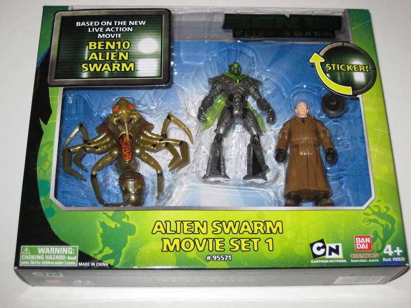 Ben 10 Alien Force Swarm MOVIE SET 1 Nanomech Validus ALIEN QUEEN 