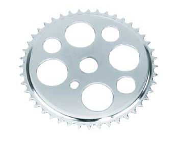 BICYCLE CHAINRING LUCKY 7 SPOCKET 44T CHROME BMX CRUISER LOWRIDER 