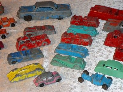   METAL TOY CARS BIG LOT (29) MIDGE, GOODIE, TOOTSIE TOY, 2 6  