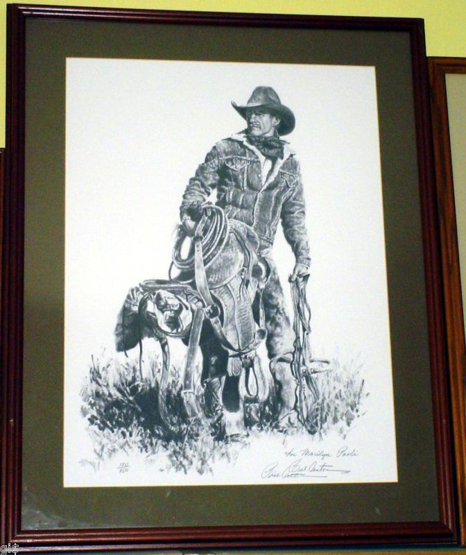 Bill Anton   Three signed numbered Western Prints  