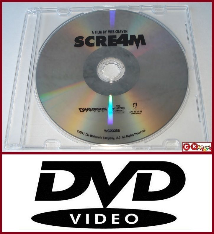 Screm 4 DVD 2011 Video Movie Feature Film Disc ONLY  