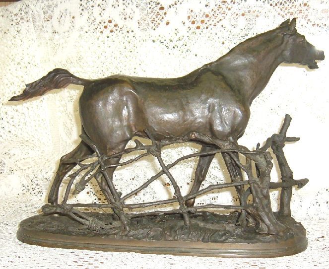 Mene   Cheval a la Barriere (Djinn) ca 1890s  