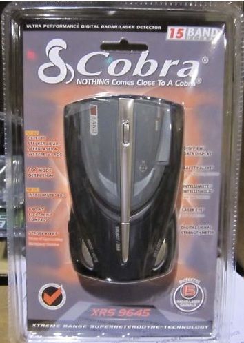 NEW COBRA XRS9645 RADAR LASER DETECTER 2011 XRS 9645 028377105074 