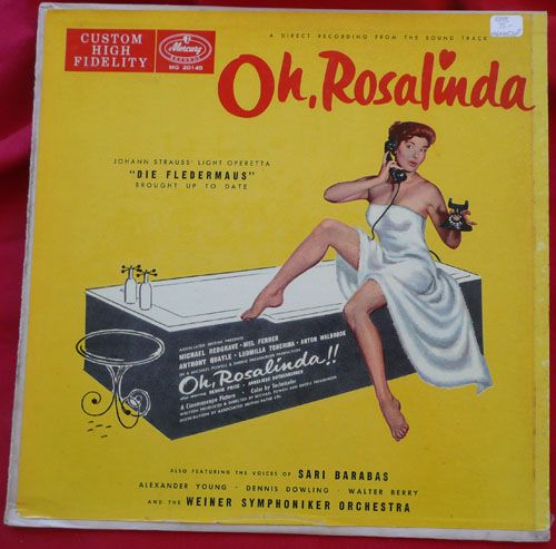 OH ROSALINDA mono SOUNDTRACK LP UK import mint VG++ DG  