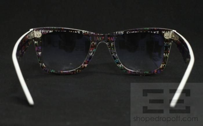 Ray Ban Special Series White & Multicolor Wayfarer Sunglasses RB 2140 