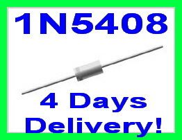 20 x 1N5408 Diodes Rectifier 3A 1000V DO 201   USA Seller   4 Days 