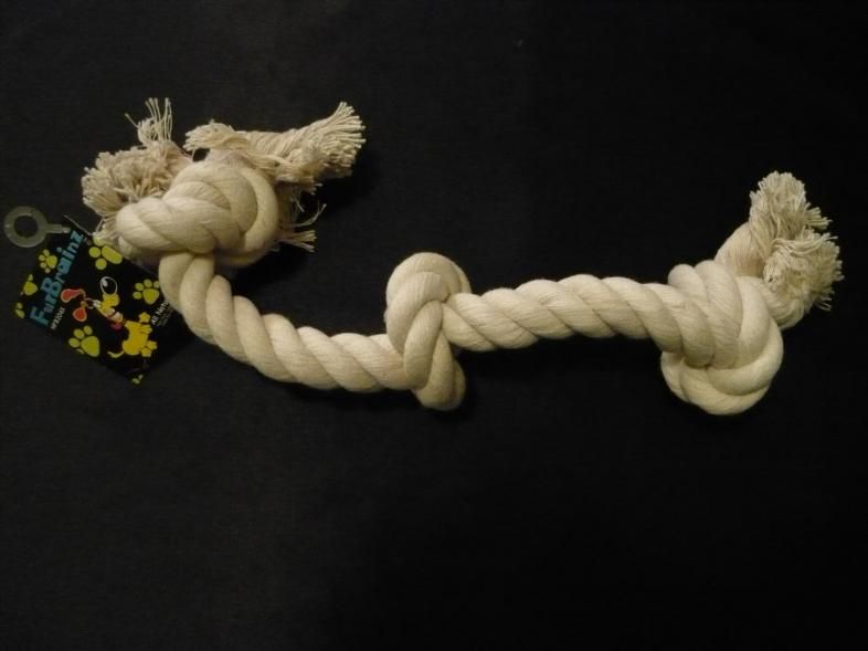 Triple Knot All Natural Rope Toy for Dogs