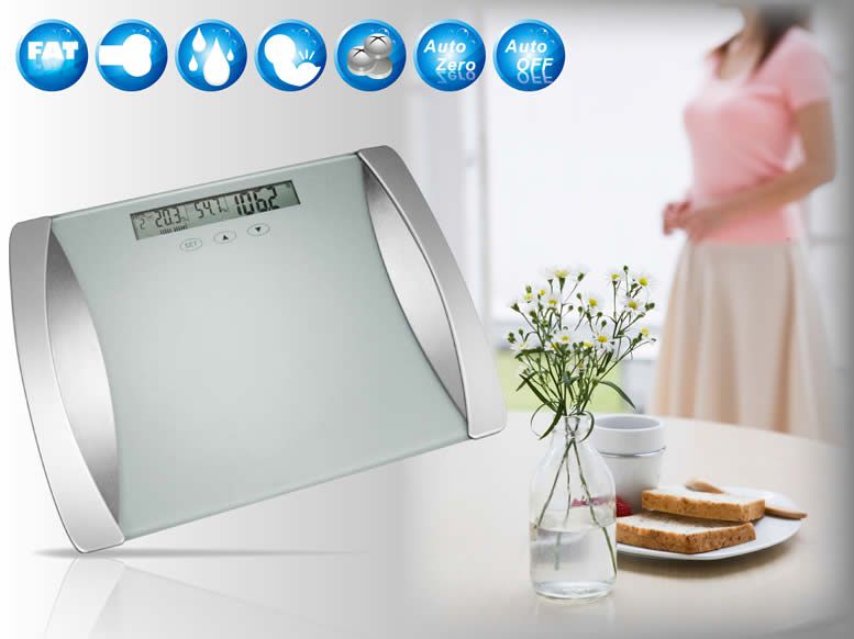 Digital Body Fat Scale Large Platfrom Large LCD Screen  