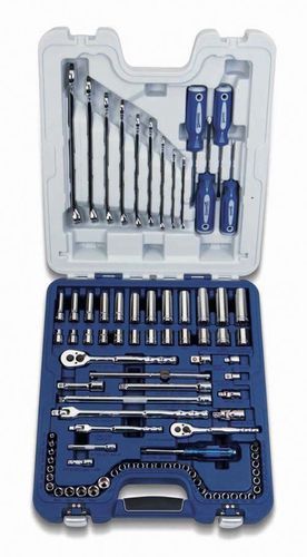 JH WILLIAMS 1/4 & 3/8 MASTER SOCKET AND TOOL SET 89PC  