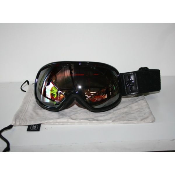 VON ZIPPER CHAKRA SNOWBOARD GOGGLES BLACK GLOSS / SILVER CHROME LENS 