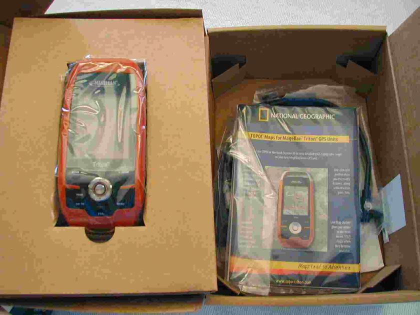 NEW Magellan Triton 500 Handheld GPS Receiver Color Screen Waterproof 