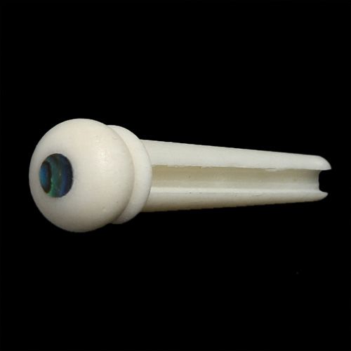   Guitar Bone Bridge Pins With PEARL Shell Dot real bone guitar par