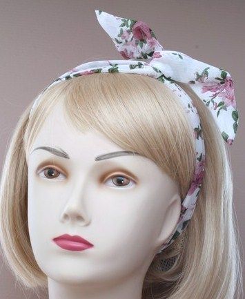   Headwrap Head Wrap Band Hair Accessory FLORAL FLOWER PRINT  