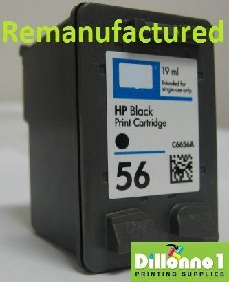 HP 56 HP56 HP C6656AN 56 Black Ink Cartridge Printer  