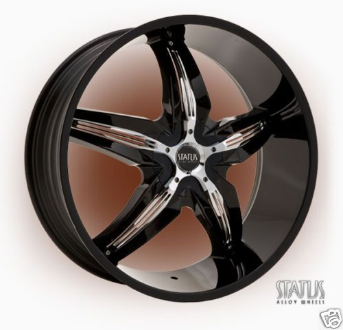 22 STATUS DYNASTY RIMS/WHEELS (MOST BOLT PATTERNS)  