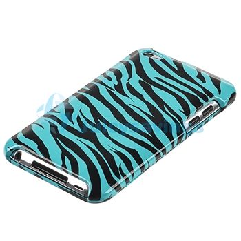 Dog Paw+Zebra+Colorful Leopard Hard Case for iPod Touch 4 4th Gen 8GB 