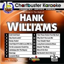 CHARTBUSTER KARAOKE cdg90145   Hank William Vol. 1  