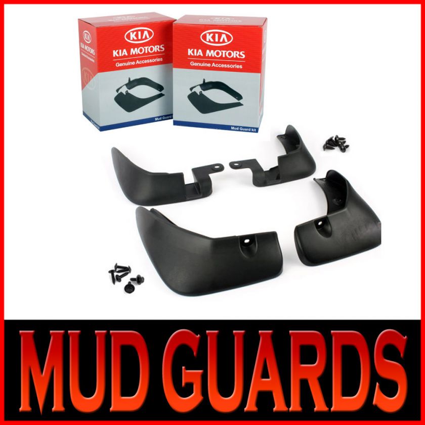 Front Rear Mud Guard 4P For 08 11 Kia New Cerato Forte  