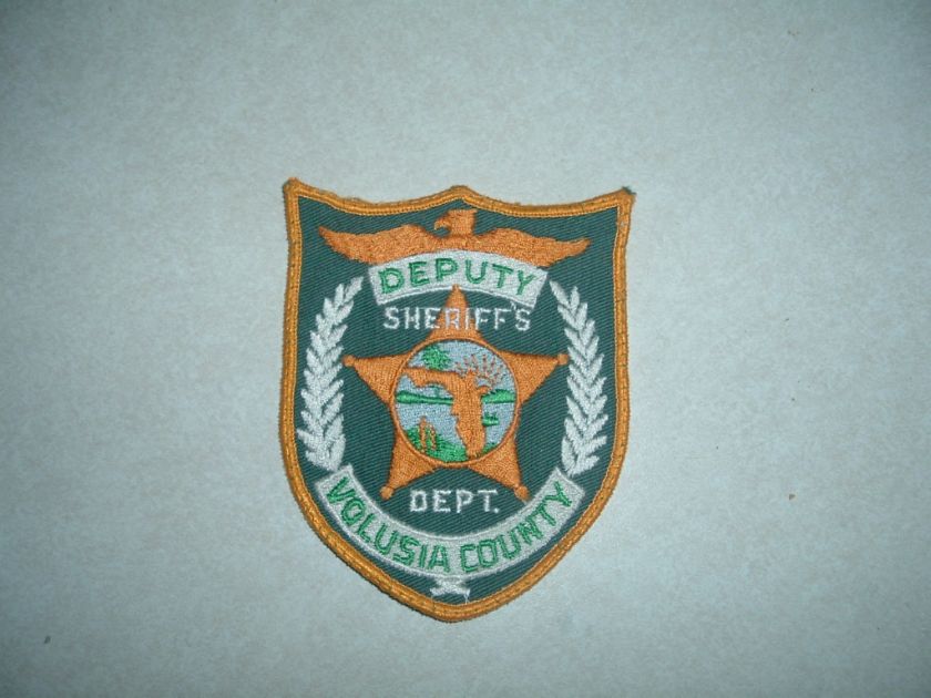 LAW ENFORCEMENT PATCH SHERIFF DEPUTY VOLUSIA CO FLORIDA  