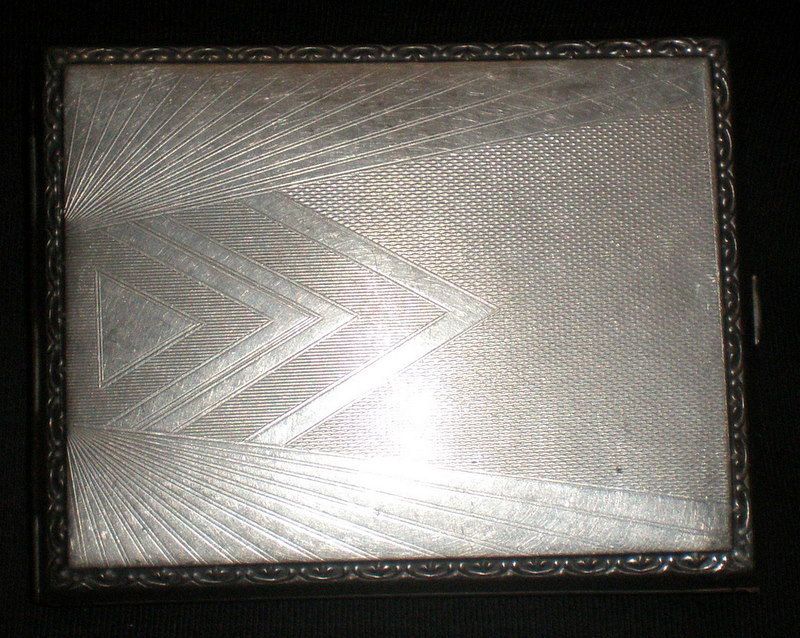   Rare Russian CCCP Soviet Cigarette Case Holder Box Lighter USSR  