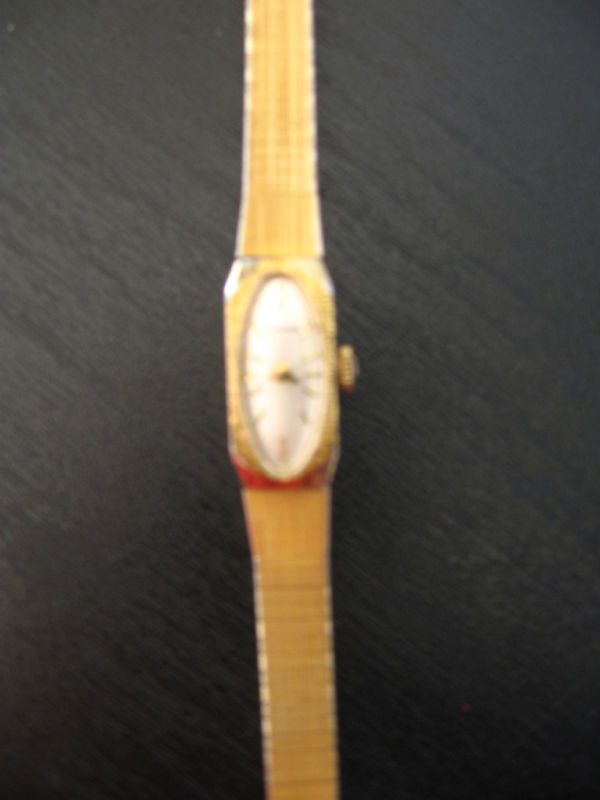 Vintage Ladies Longines 10K Gold Wrist Watch  
