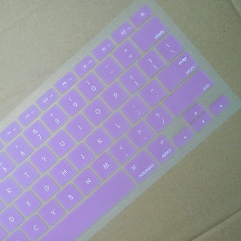 Hot Pink Keyboard Protector Apple new White MacBook 13  