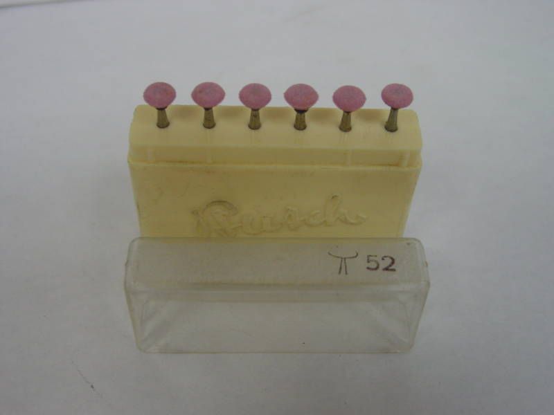 Busch Pink Mounted Stone 52 Jewelers Dental Tools  