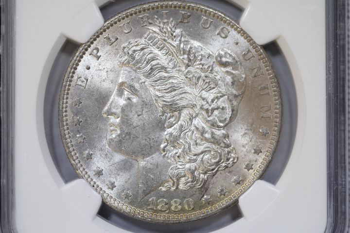 1880 O Morgan Silver Dollar MS63 NGC United States Mint Coin  