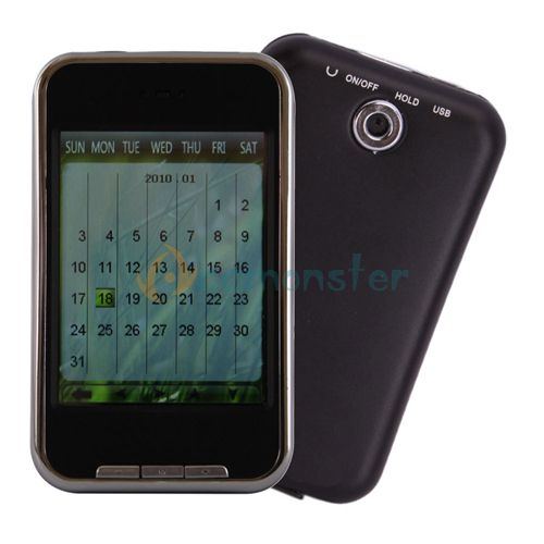 New 4GB 2.8 inch Touch Screen  MP4 Player Camera V7  