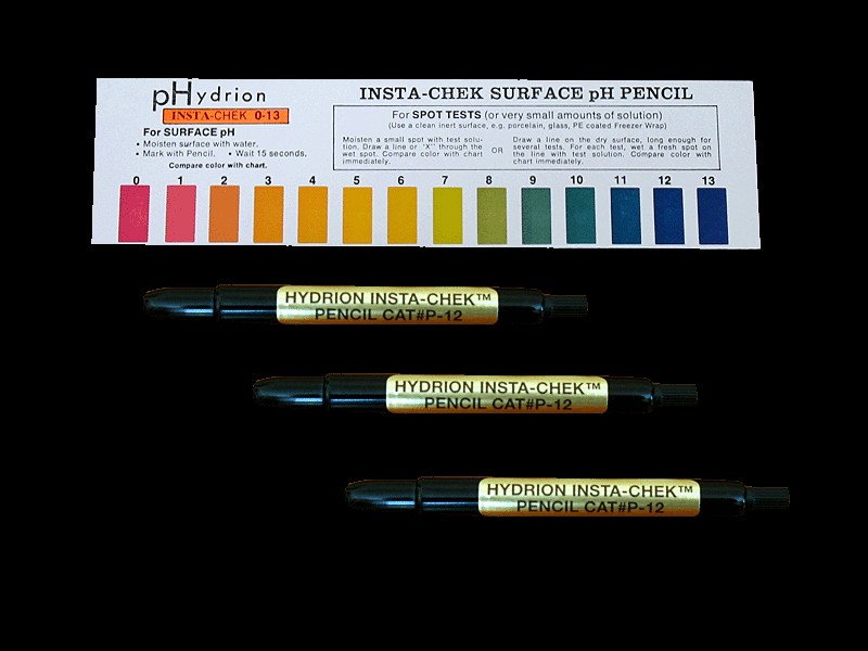 Hydrion (P 12M)Insta Chek 0 13 Mechanical pH Pencils  