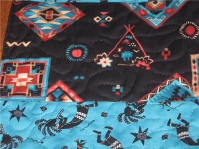 Handmade Set 4 Placemats Cherokee Southwest Navajo  