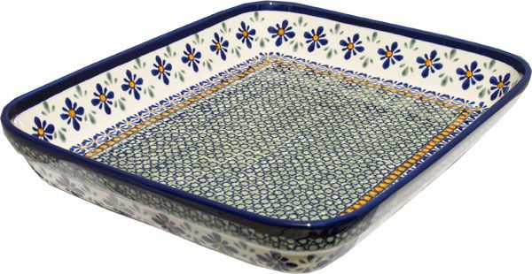 Polish Pottery Baking Dish Stoneware Boleslawiec Unikat  