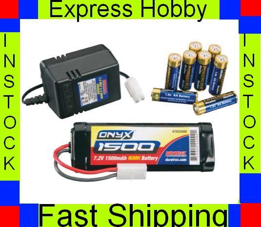 DuraTrax Onyx 6C 7.2v 1500mAh Battery w/ Charger Combo  