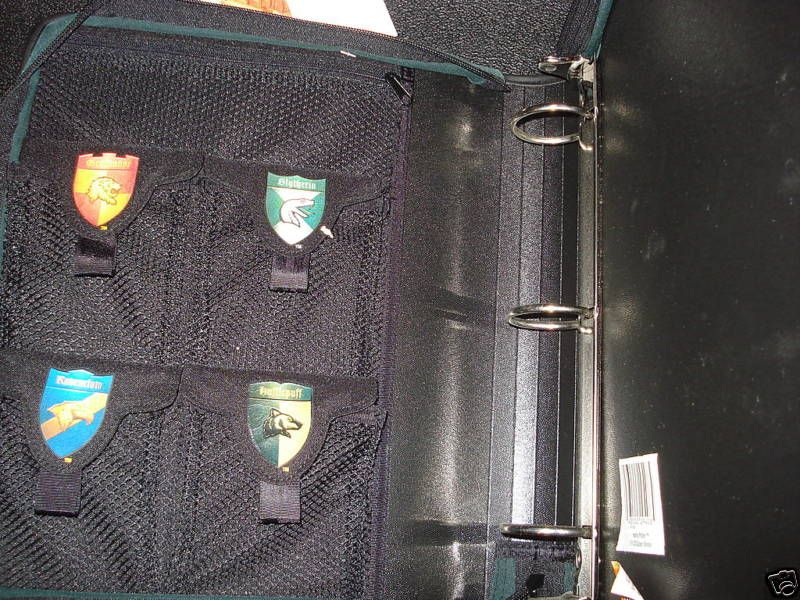 Harry Potter Zip Mead 3 Ring Binder BLUISH GREEN NEW  