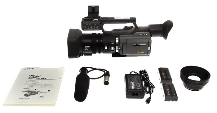 Sony DSR PD170 3CCD Mini DVCAM Camcorder w/12x Optical  