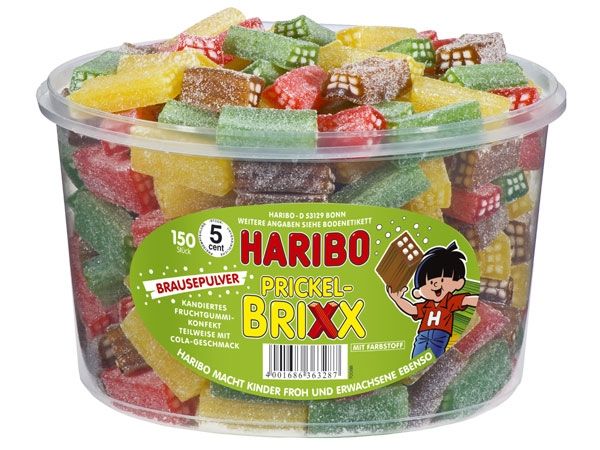 HARIBO   Tub   Smurfs   Cherries   Strawberries   1000 g   1350 g 