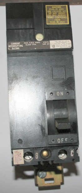 SQUARE D 2 POLE CIRCUIT BREAKER 100A 240VAC 2 Pole Single Phase 