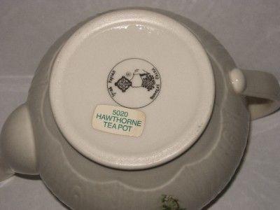 Donegal Ireland HAWTHORNE Teapot TEA POT w Lid Parian  