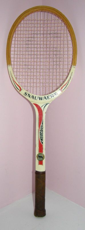 VINTAGE TENNIS RACQUET WOOD Snauwaert JAGUAR BELGIUM  