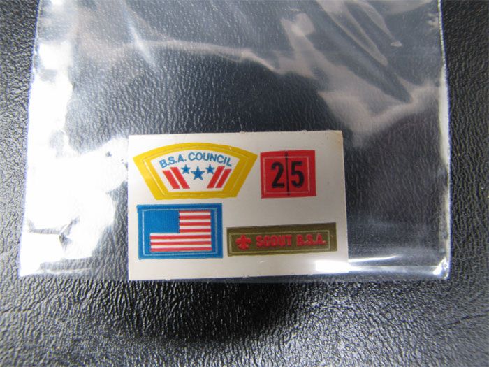 Vintage Boy Scouts Of America Slot Car Sticker Sheet  